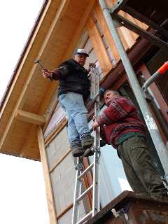 Robi und Manfred beim Extreme-Nailing