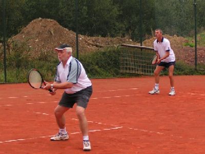 Robi und Hans, die Rittersbacher im Spiel um den dritten Platz