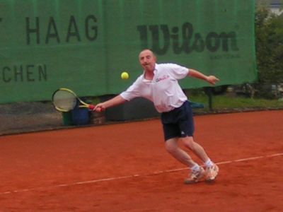 Der dritte Sieger Hartmut Grab in Aktion