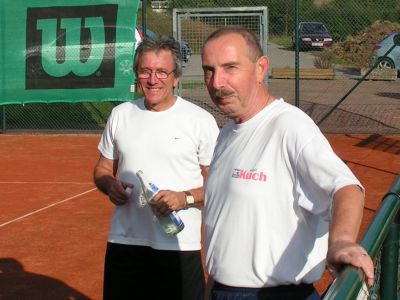 Gemischtes Doppel: Ludwig aus Hardheim spielt gemeinsam mit Hartmut aus Rittersbach