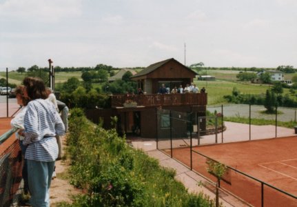 Die neue Tennisanlage in Rittersbach Aufnahme ca. 1990
