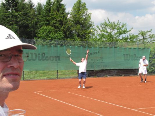 David und Lothar spielen sich warm