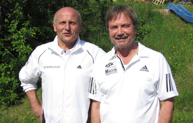 Spielpause für Helmut und Roland