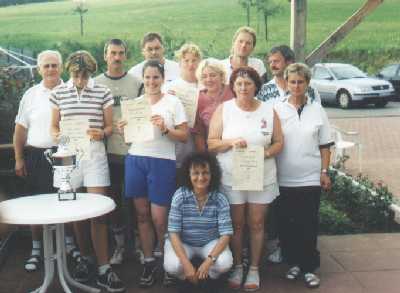 Gruppenbild vom Mixed-Doppel