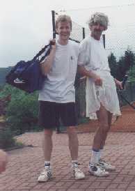 Ein gemischtes Doppel mit Bart - Holger und Hans