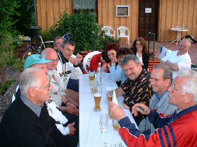 Gem�tliches Beisammensein im Anschlu� an das Turnier